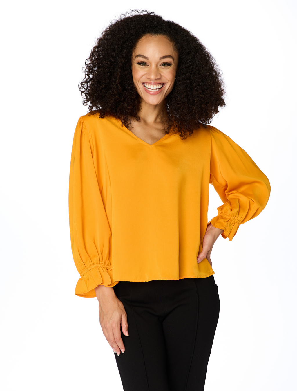 The Orange Poly 3/4 Sleeve – Stewart Simmons