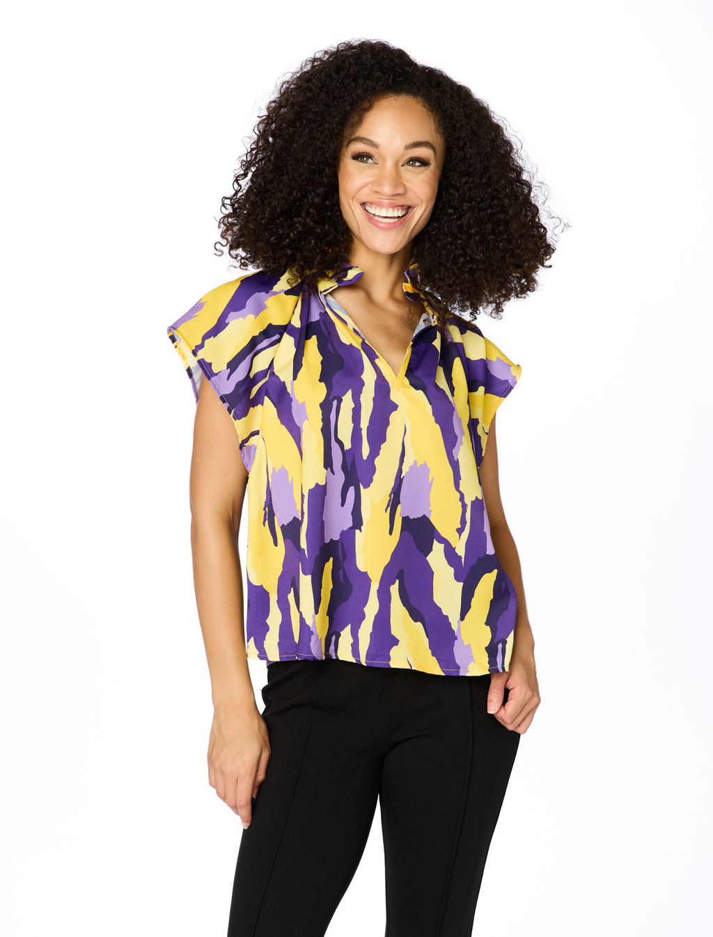 suu77 arts&amp;science blouse dress Singer Blouse | Saffron | Fashionkind