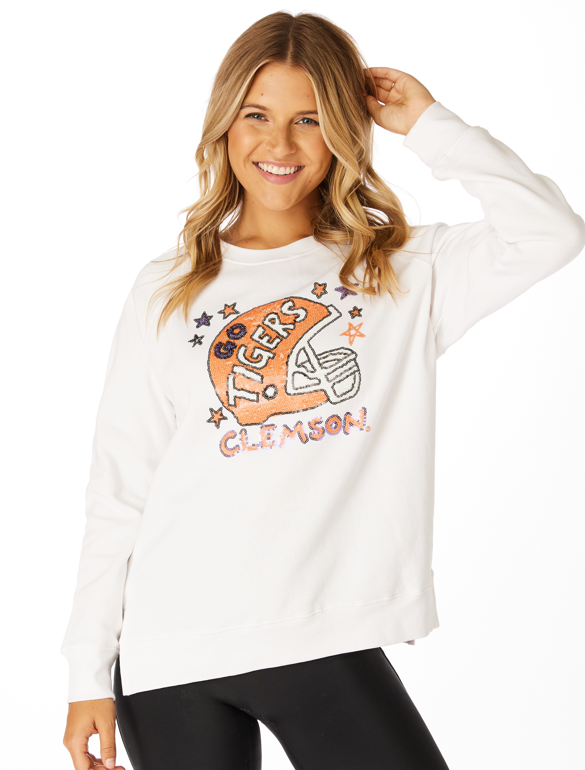 Womens clemson sweatshirt sales