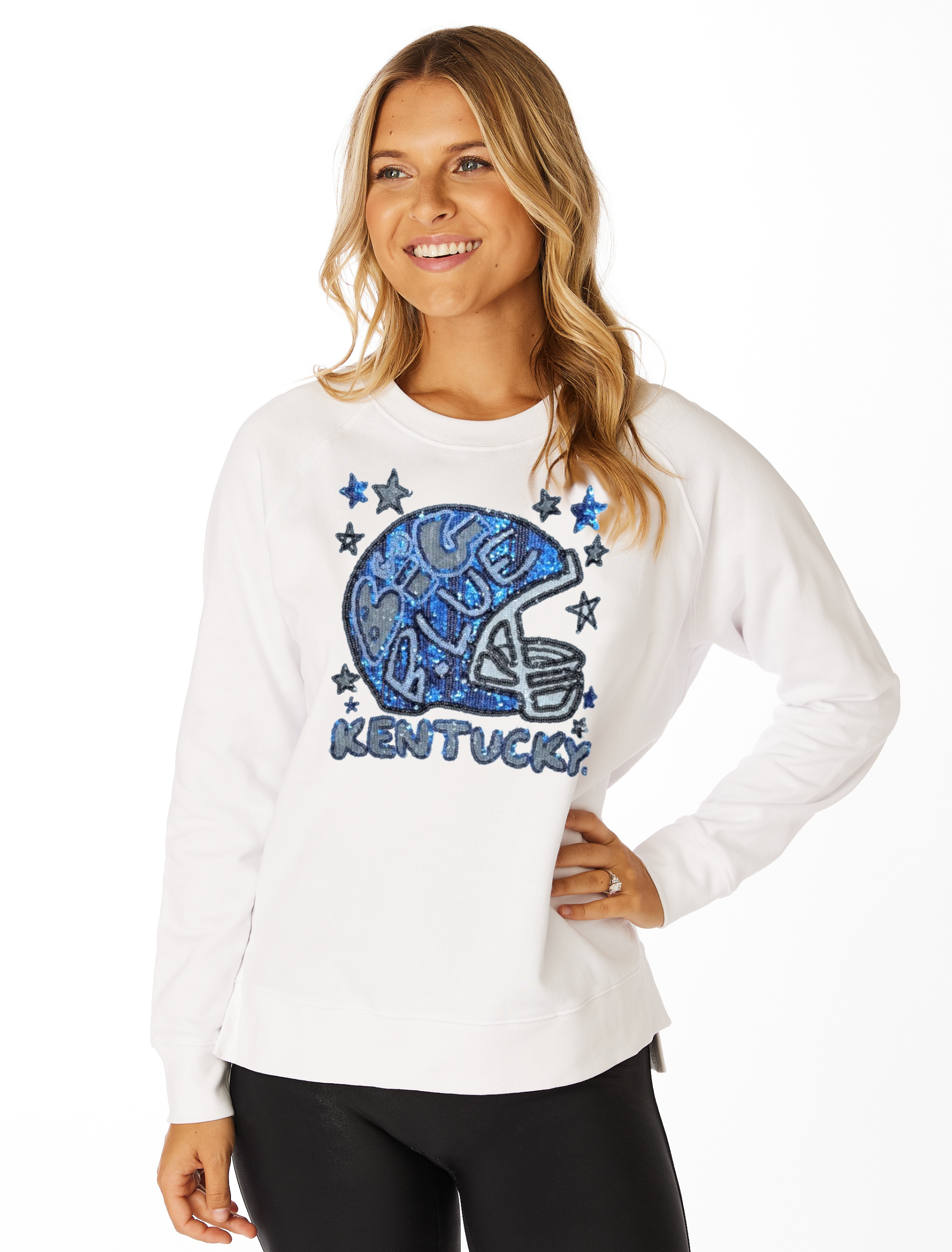 Womens 2025 sequin sweatshirt