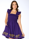 The LSU Tigers Smocked Sequin Dress