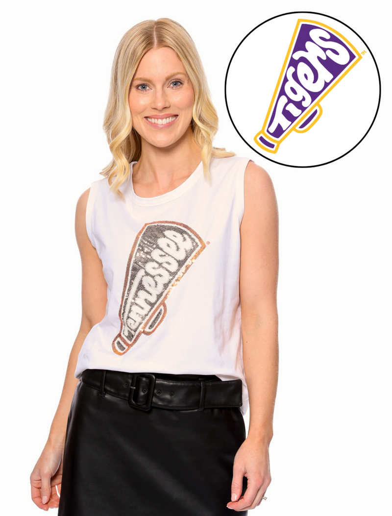 The Sequin Muscle Tank LSU