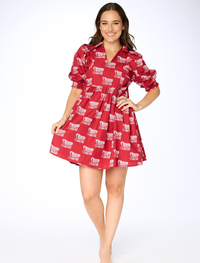 The Sooners Poplin Dress