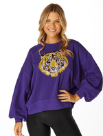 The LSU Tigers Sequin Pullover