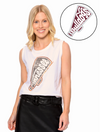 The Sequin Muscle Tank Mississippi State