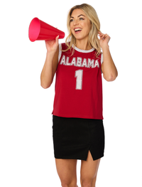 The Alabama Sequin Jersey Tank