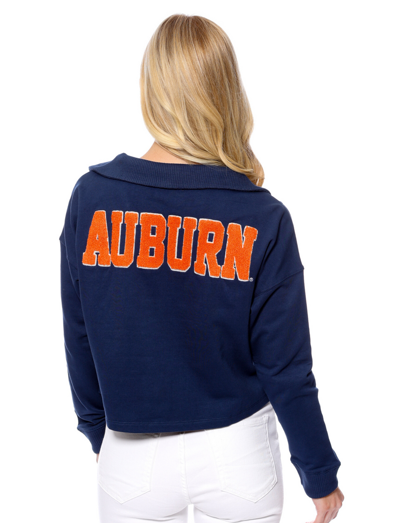 The Auburn Collared V-Neck Pullover