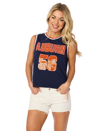 The Auburn Sequin Jersey Tank