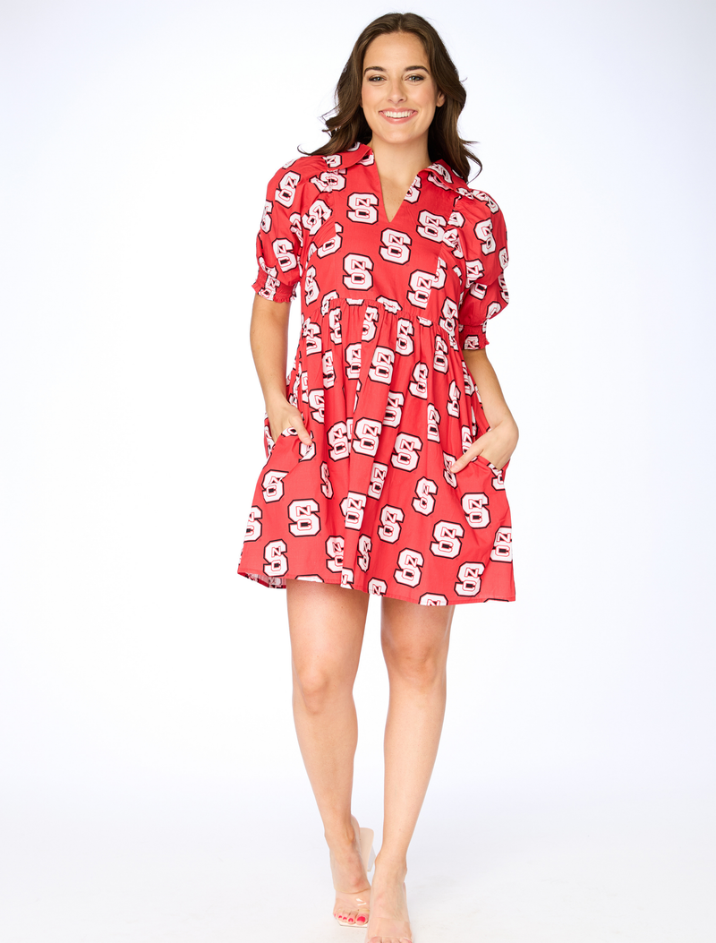 The NC State Poplin Dress