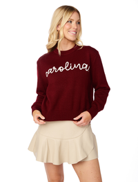 The South Carolina Embroidered Sweater