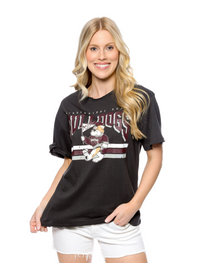 The Bulldogs Distressed Boyfriend Tee | Mississippi State