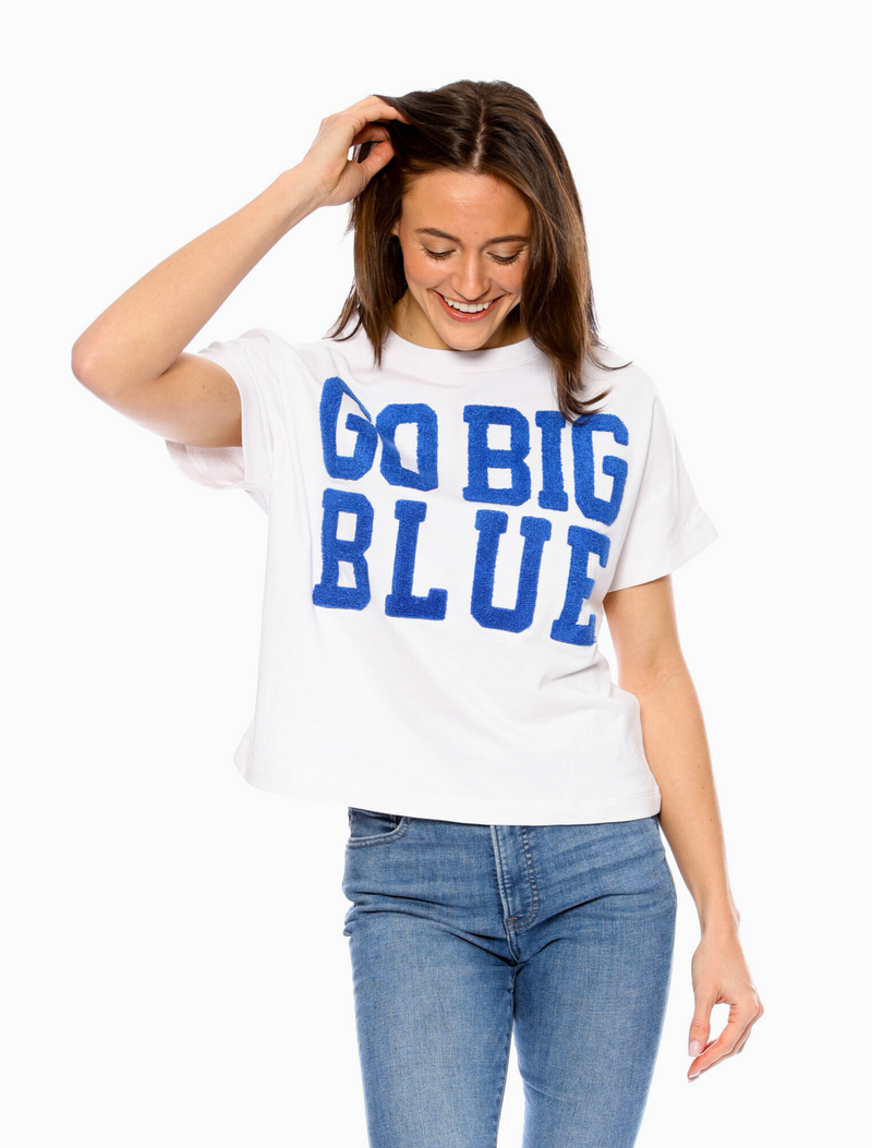 The Go Big Blue Chenille Team Top