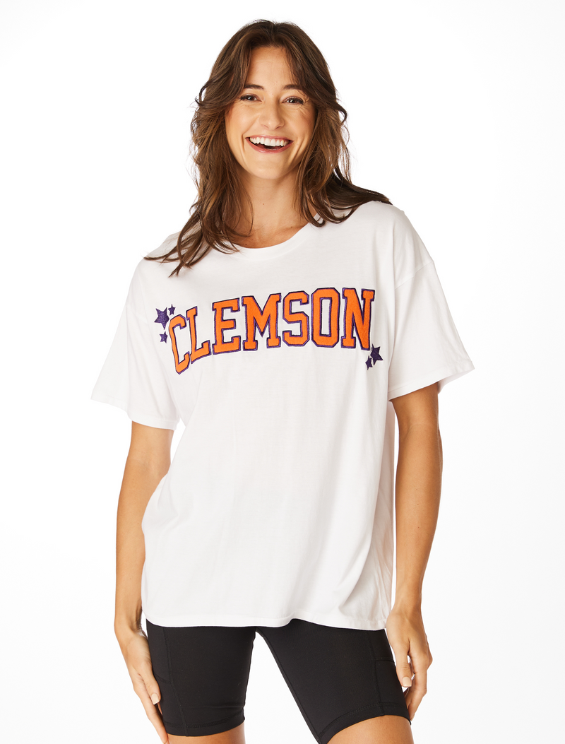 The Clemson Varsity Grand Tee | White