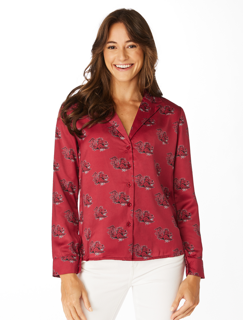 The Gamecock Button Up Long Sleeve