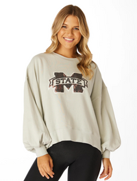 The Mississippi State Sequin Balloon Pullover