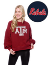The Sequin Balloon Pullover Ole Miss