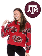 The Sequin French Terry Sweatshirt Texas A&M