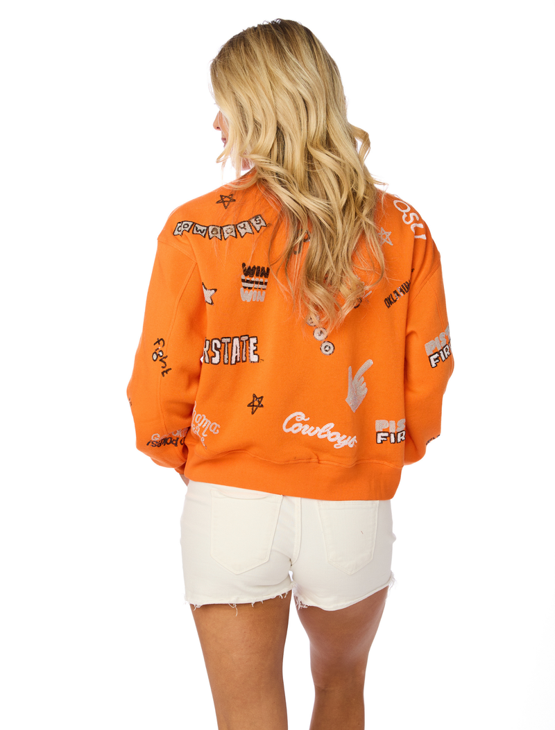 The OK State Sequin Spirit Sweatshirt