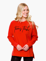 The Embroidered Sweatshirt Texas Tech