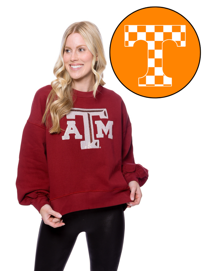 The Sequin Balloon Pullover Tennessee