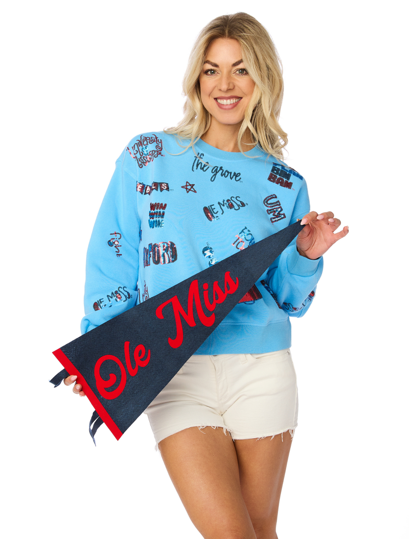 The Ole Miss Sequin Spirit Sweatshirt