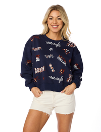 The Auburn Sequin Spirit Sweatshirt