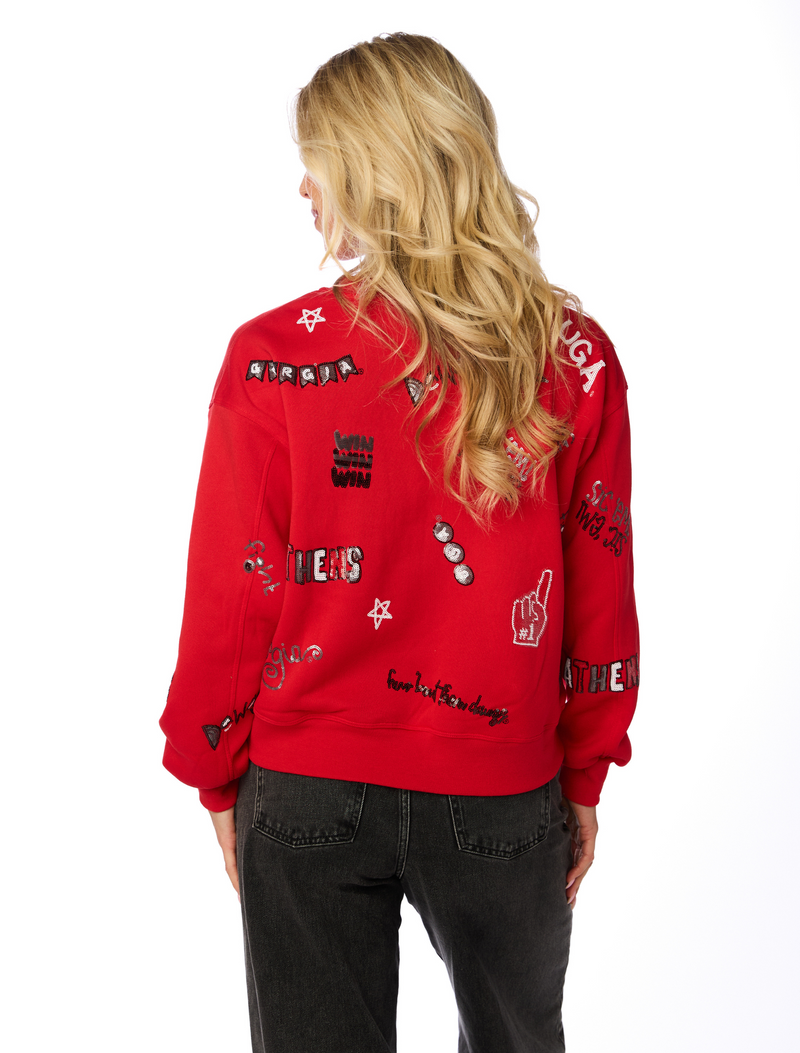 The UGA Sequin Spirit Sweatshirt