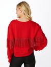 The Dawgs Fringe Sweatshirt | Red