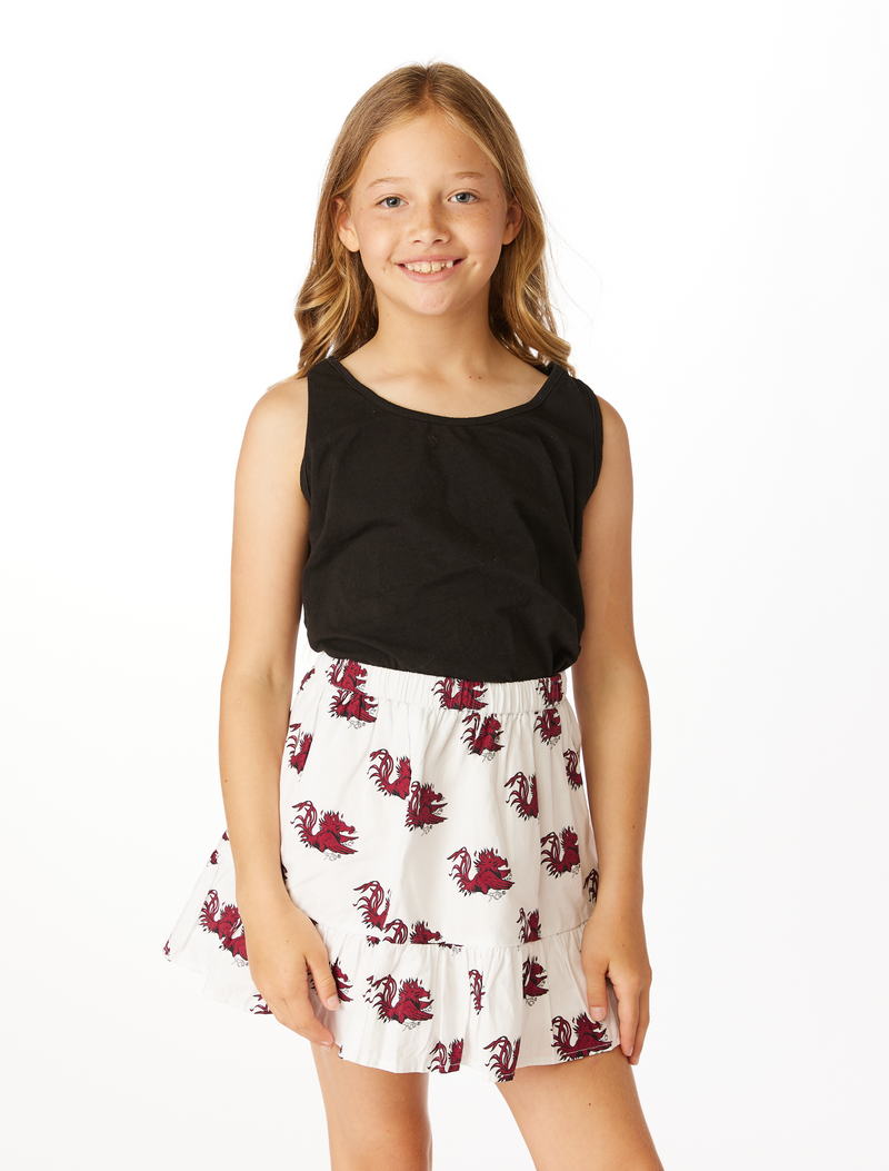 The South Carolina Girls Poplin Skirt