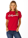 The Alabama Glitter Script Shirt