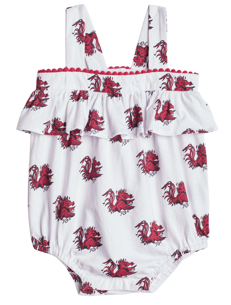 The Gamecock Ruffle Bubble One-Piece