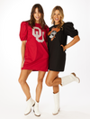 The Oklahoma Sequin Puff Sleeve Dress