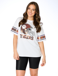 The Tigers Sequin Grand Tee | Clemson