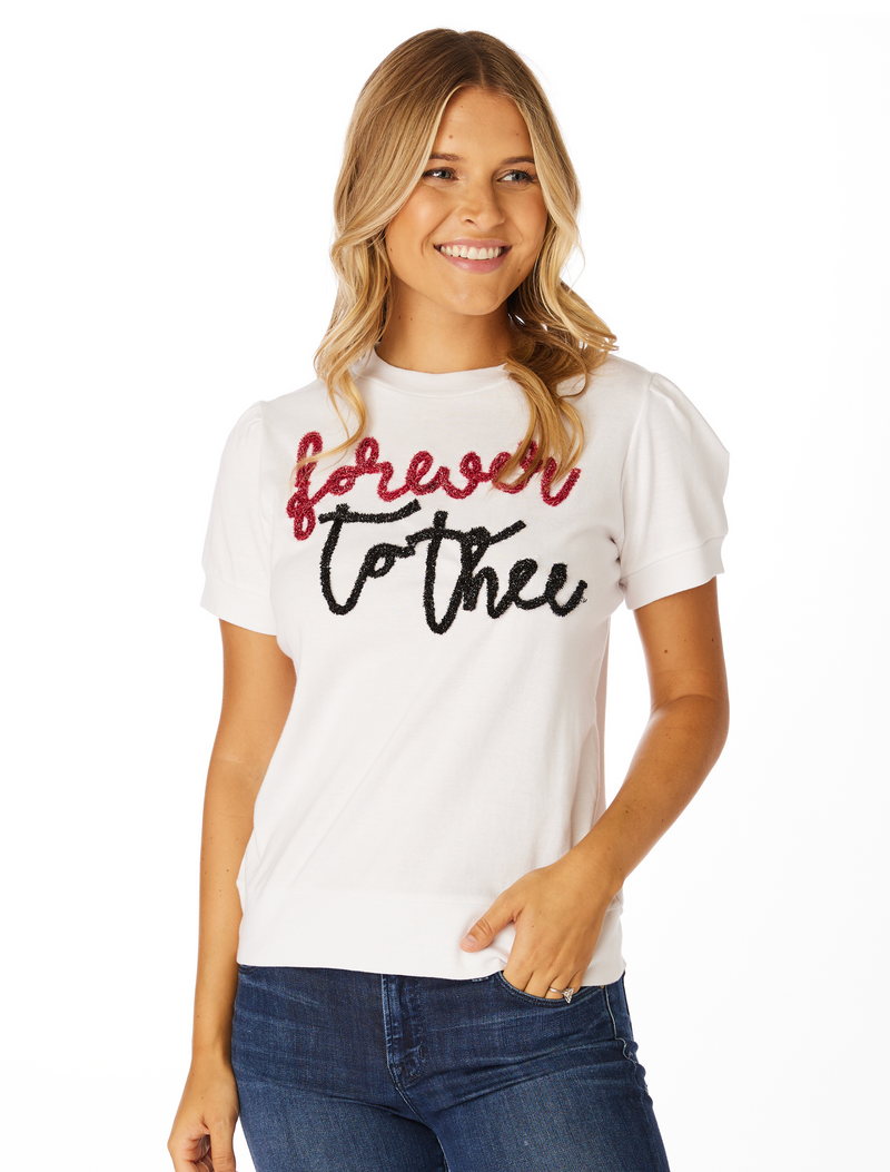 The Forever to Thee Glitter Script Shirt