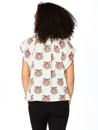 The Auburn Tigers Poly Blouse