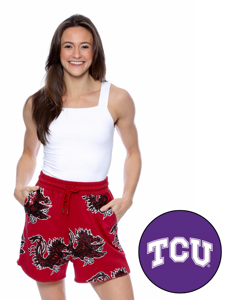 The Sequin French Terry Shorts TCU