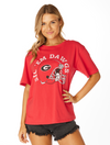 The Sic 'Em Dawgs Helmet Boyfriend Tee