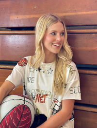 The Basketball Sequin Boxy Tee