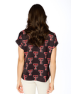 EXC: The Texas Tech Rolled Cuff Blouse