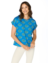 The Florida Gators Rolled Cuff Blouse