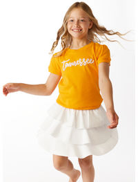 The Tennessee Girls Glitter Script Short Sleeve