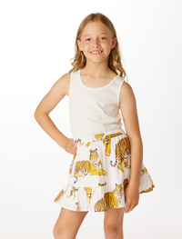 The LSU Girls Poplin Skirt