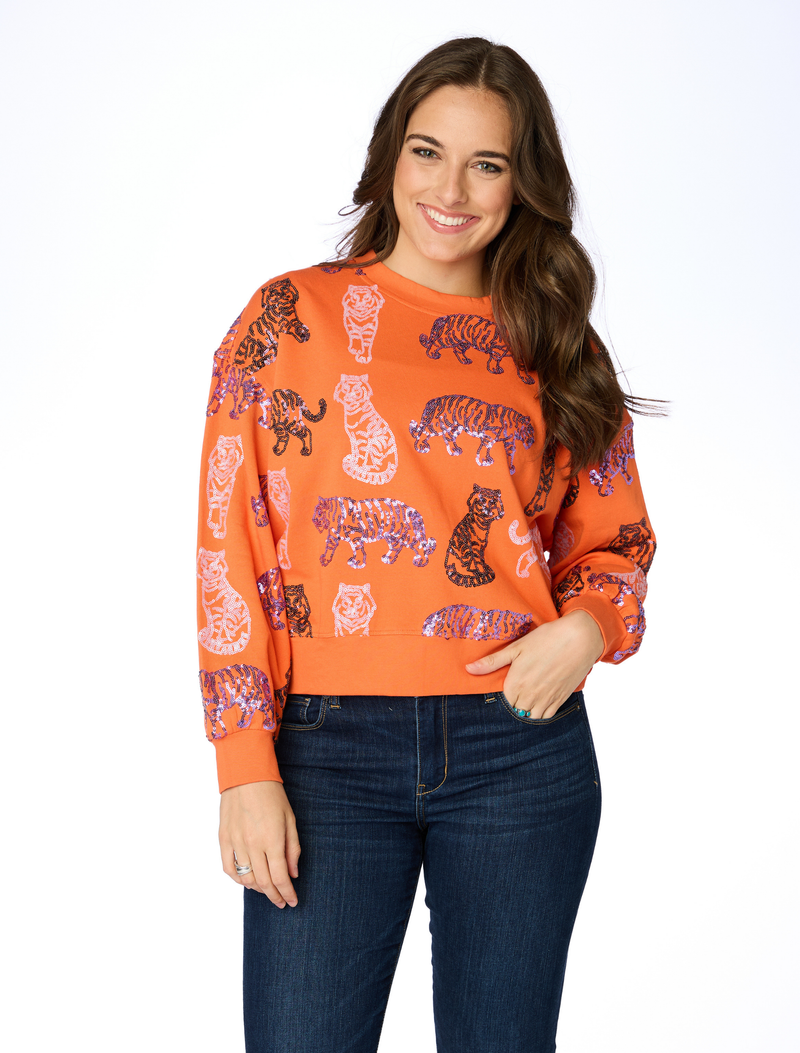 The Clemson Tigers Sequin French Terry Sweatshirt