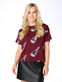 The Cowbell Sequin French Terry Top