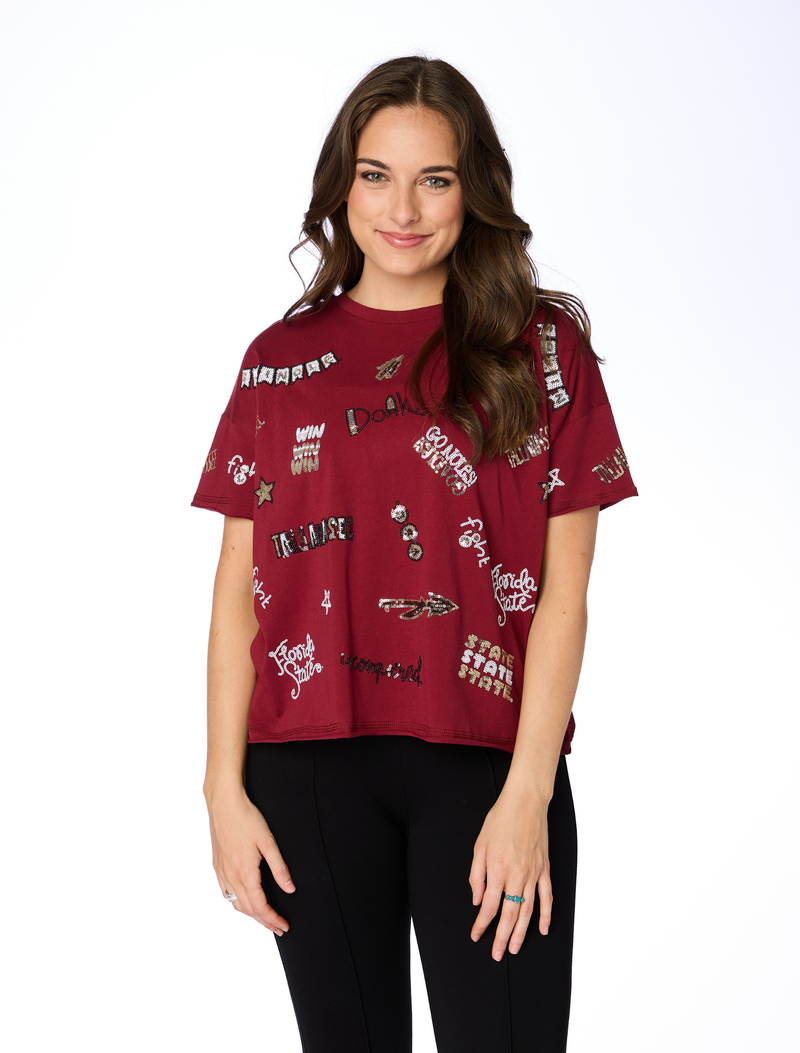 The FSU Sequin Spirit Tee