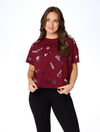 The Mississippi State Sequin Spirit Tee