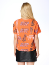 The Clemson Tigers Sequin French Terry Top