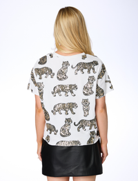 The Sequin French Terry Top | Tigers