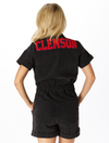 The Clemson Denim Romper