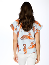 The Auburn Tigers Poplin Blouse